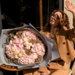 Trio bukiet (hortensje, wax, piwonie)