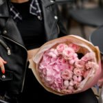 Bukiet z hortensji, gałązkowych róż i bawełny - Зображення 2