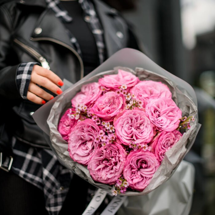 Malinowe róże z waxem - obrazek 2