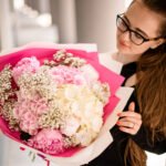 Trio bukiet (hortensja, gipsofila, piwonia) - obrazek 2