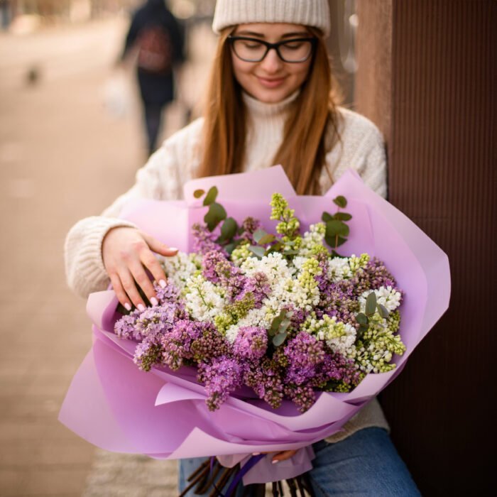 DSC_5847_Original Duo bukiet (bez i eukaliptus) - obrazek 1