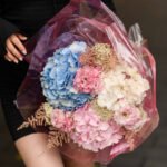 Bukiet z hortensji, zwiewnej astilby i subtelnej eustomy - Зображення 2