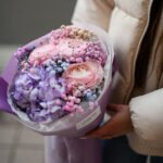 Bukiet z gipsofilii, hortensji i ranunkulusów - Image 2