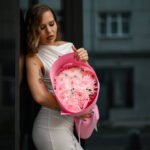 Bukiet różowych chryzantem