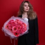 Bukiet piwoniowych róż