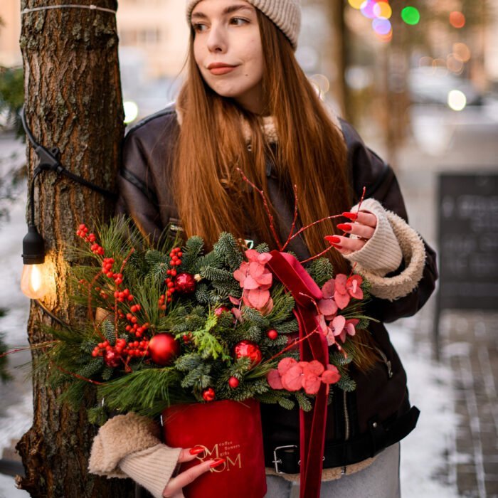 Zimowa kompozycja w flowerboxie - obrazek 2