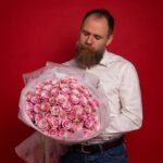 Bukiet różowych ekwadorskich róż — изображение 3