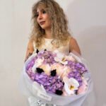 Bukiet z hortensji, orchidei i piwonii - obrazek 2