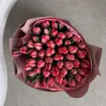Bukiet różowych tulipanów — изображение 2