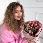Bukiet różowych tulipanów - obrazek 4