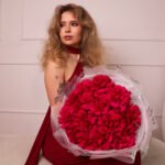 Malinowe francuskie róże