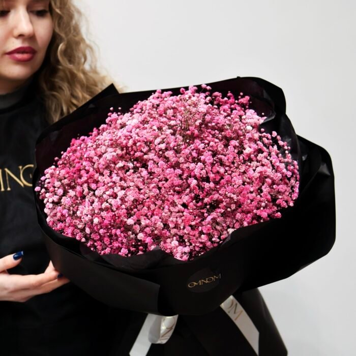 Bukiet z czerwonej gipsówki — изображение 3