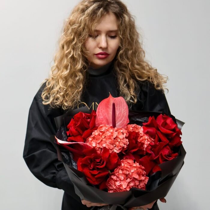 IMG_3656 Bukiet „Passion” z francuskimi różami — изображение 1