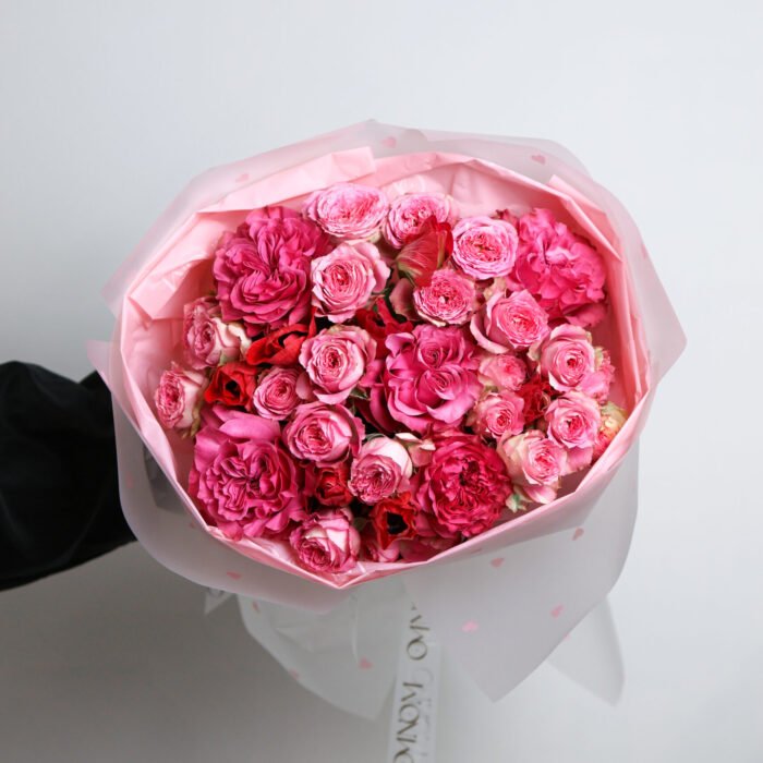 Bukiet z miksu róż — изображение 3