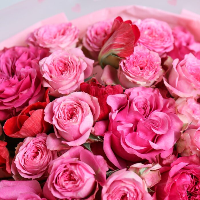 Bukiet z miksu róż — изображение 2