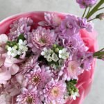 Bukiet z hortensji, chryzantem, lewkonii i oksypetalum — изображение 2