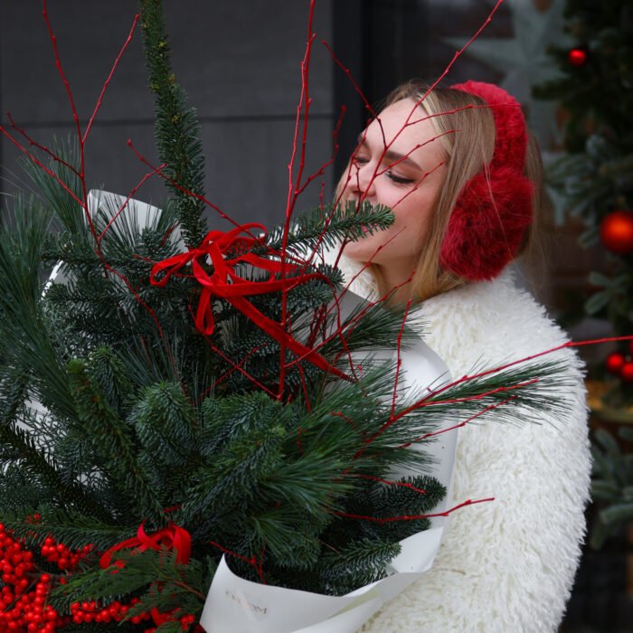 Świąteczny bukiet zimowy - obrazek 4