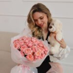 Bukiet z angielskiej róży piwoniowej Julietta — изображение 3