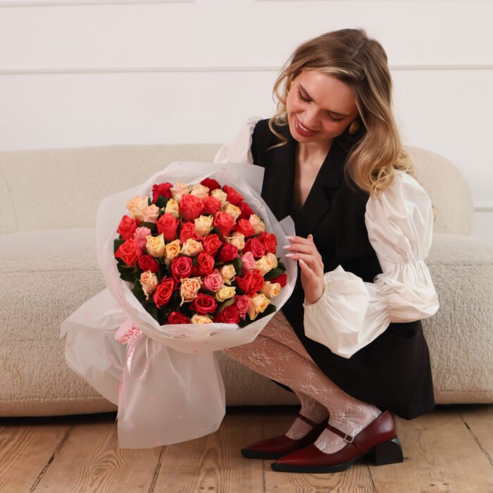 Bukiet  z miksu kenijskich róż — изображение 5