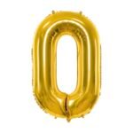 Balon foliowy Cyfra, 86cm, złoty