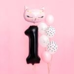 Balon foliowy Cyfra, 86cm, czarny - Image 2