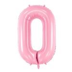 Balon foliowy Cyfra, 86cm, różowy