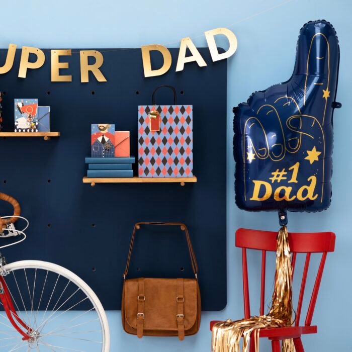 Balon foliowy #1 Dad, 44 x 82 cm - obrazek 4