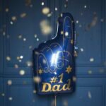 Balon foliowy #1 Dad, 44 x 82 cm - obrazek 2
