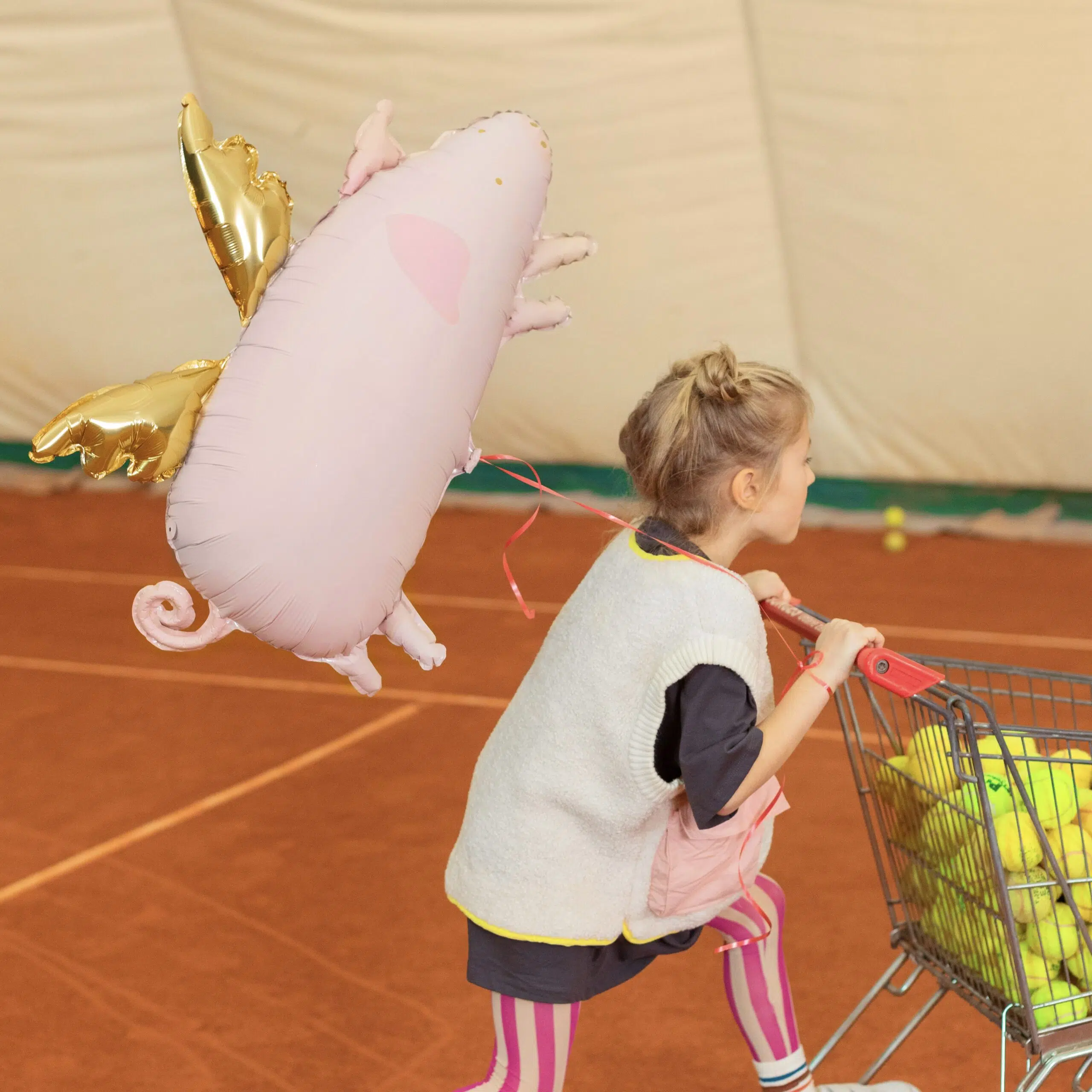 Balon foliowy Świnka, 72x46cm - Image 2