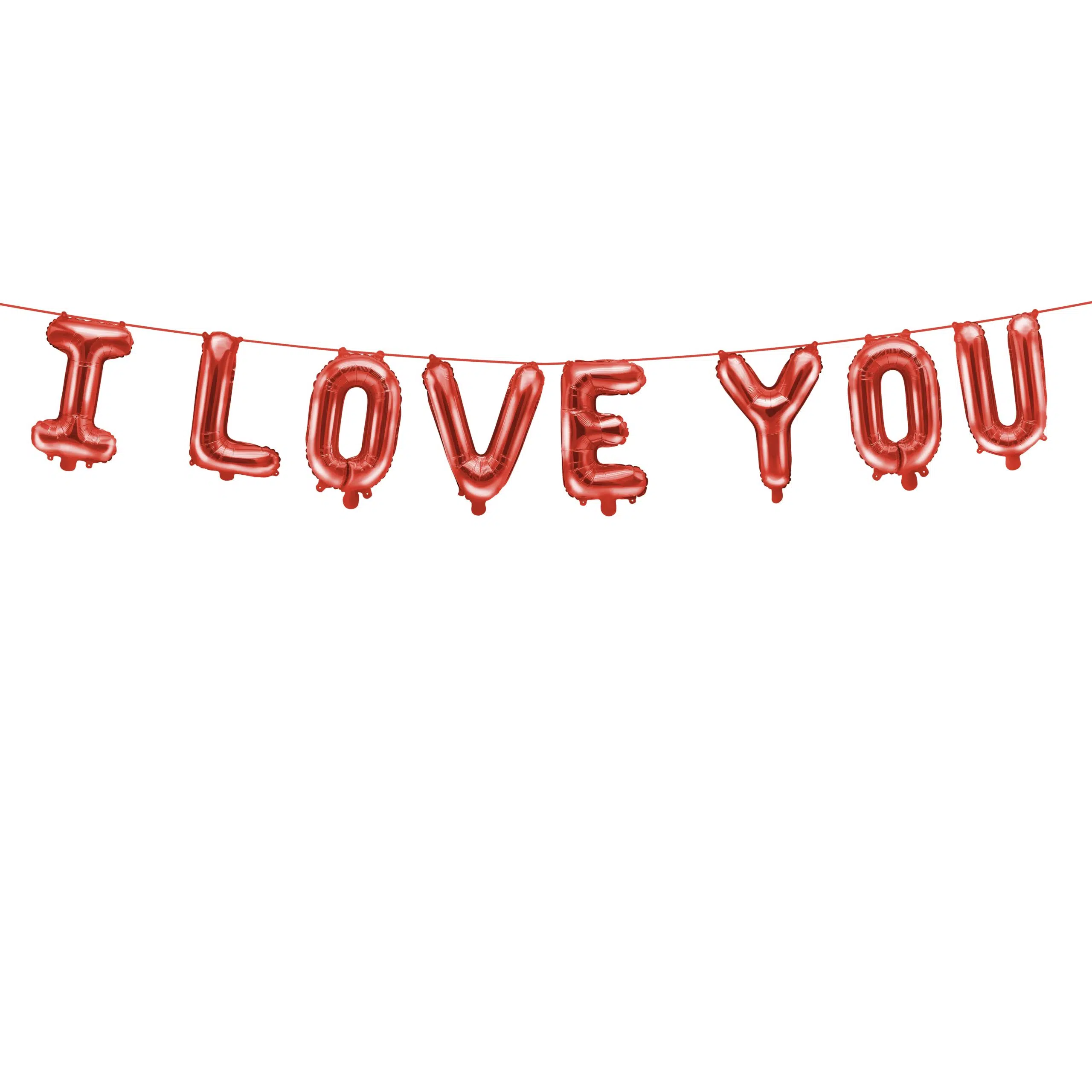 IMG_8906 Balon foliowy I Love You, 260x40 cm, czerwony - Image 1