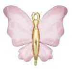 Balon foliowy Motyl, 69x69 cm, róż