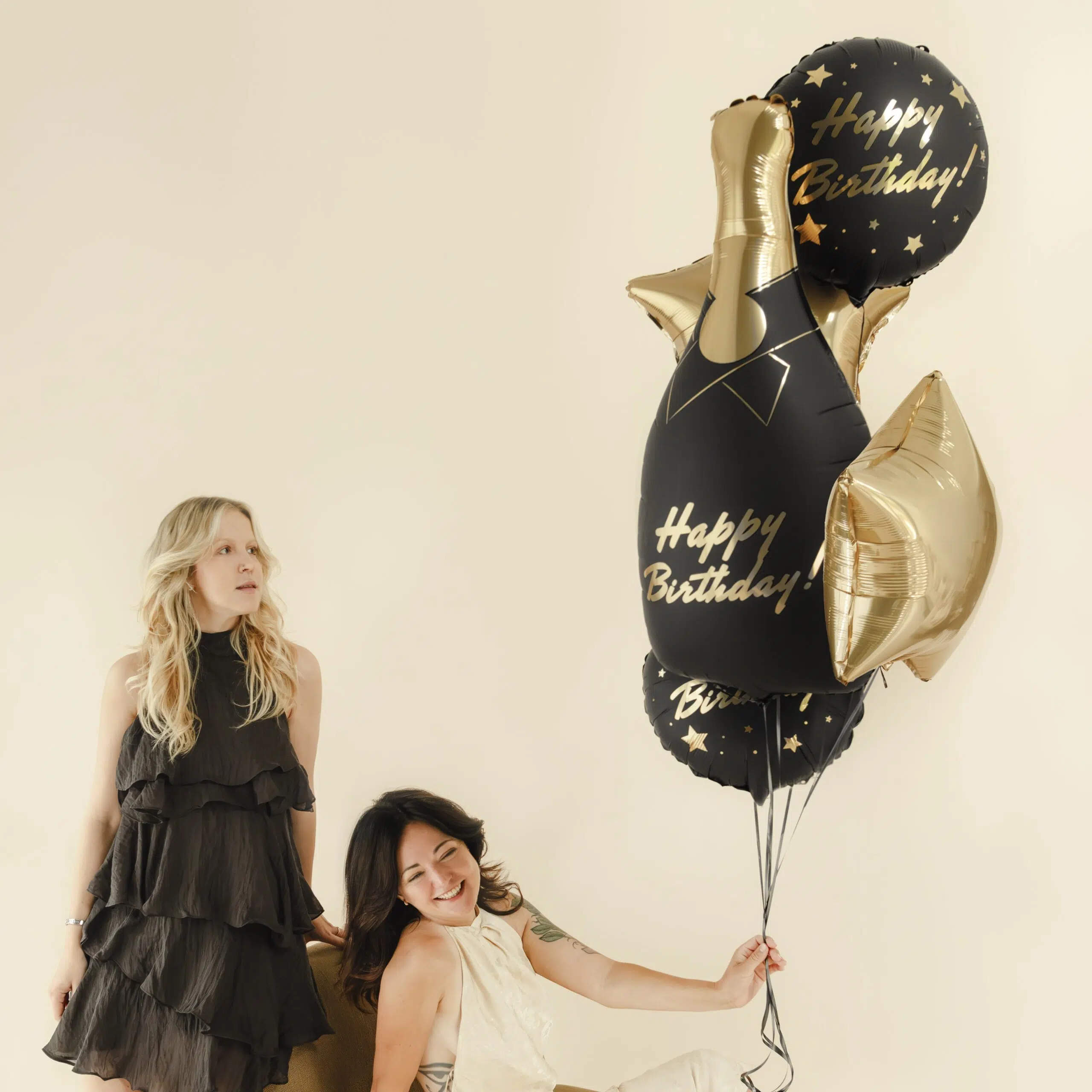 Zestaw balonów foliowych Butelka Happy Birthday — изображение 2