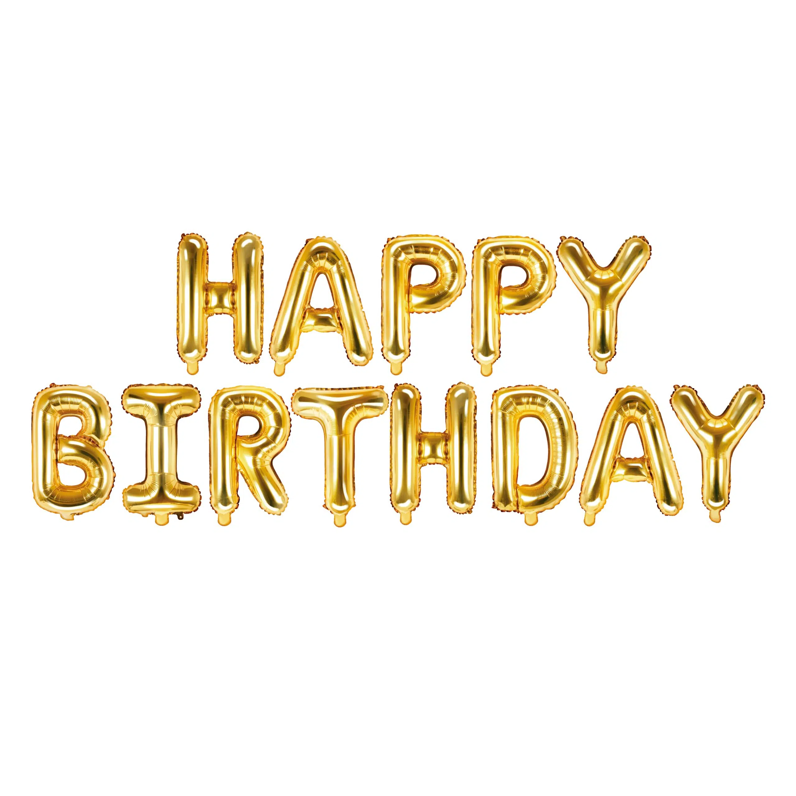 IMG_8987 Balon foliowy Happy Birthday, 340x35cm, złoty — изображение 1